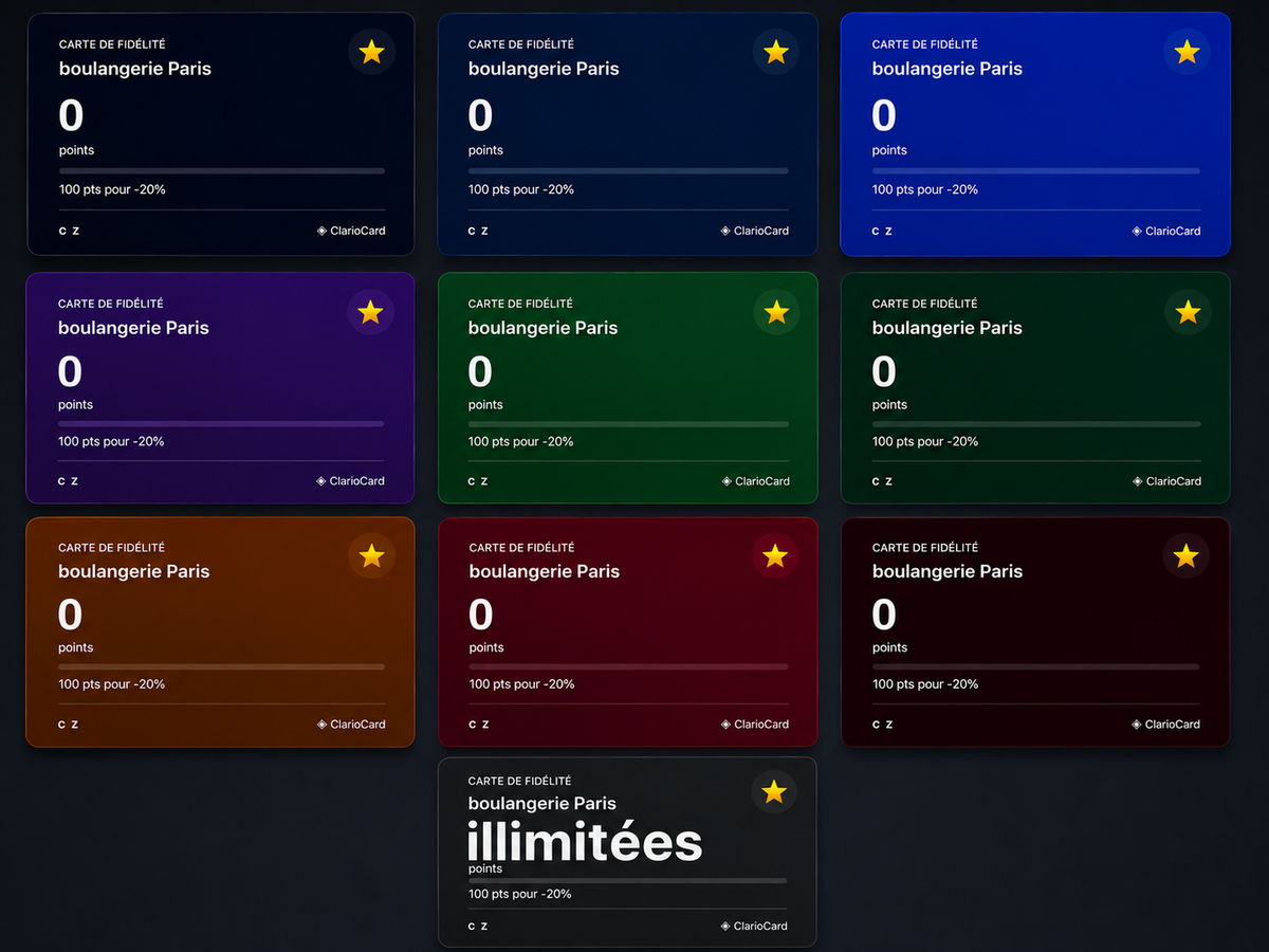 Programme de Fidélité Numérique ClarioCard — Pro · 39,90€/mois