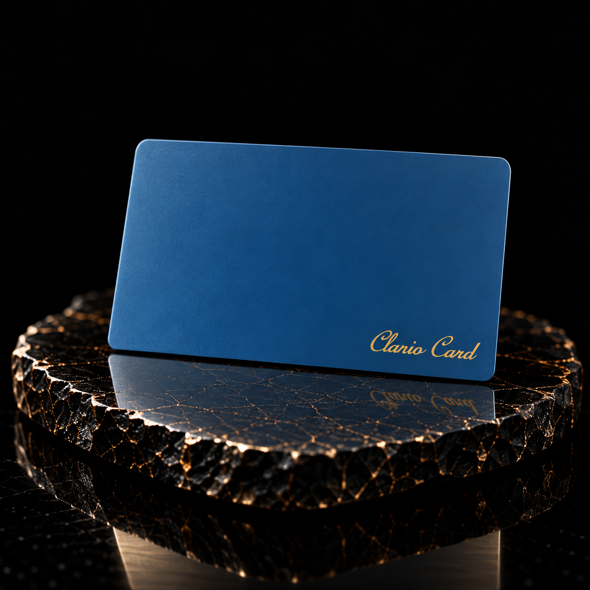 Carte de Visite NFC ClarioCard — 3 Finitions : Bordeaux · Vert · Bleu · Sans abonnement