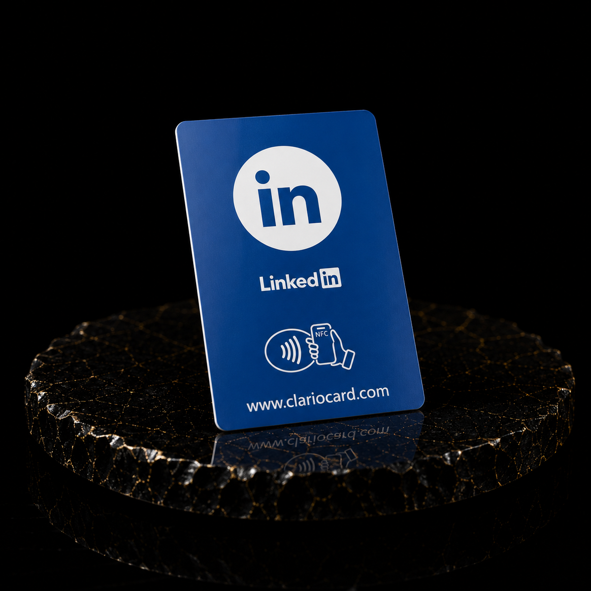Carte LinkedIn NFC ClarioCard  — Partagez votre profil professionnel en 1 tap · Sans abonnement